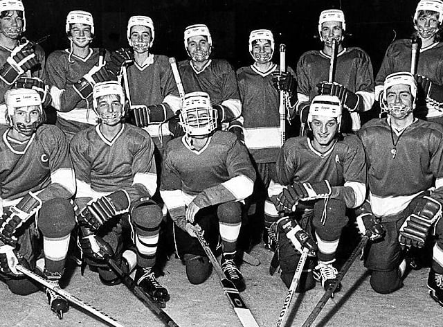 Sheffield Lancers Ice Hockey team, 1975