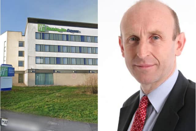 MP John Healey says the refugees will be housed in the Holiday Express in Wath.