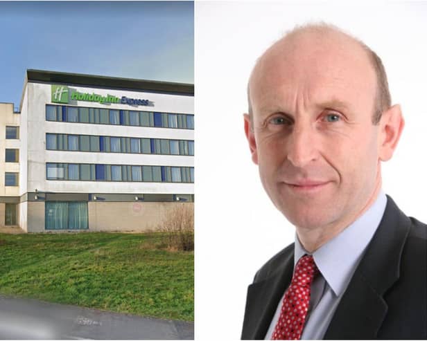 MP John Healey says the refugees will be housed in the Holiday Express in Wath.