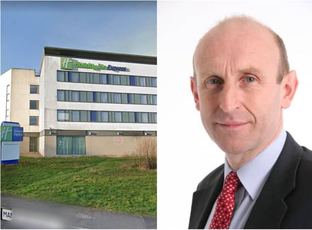 MP John Healey says the refugees will be housed in the Holiday Express in Wath.