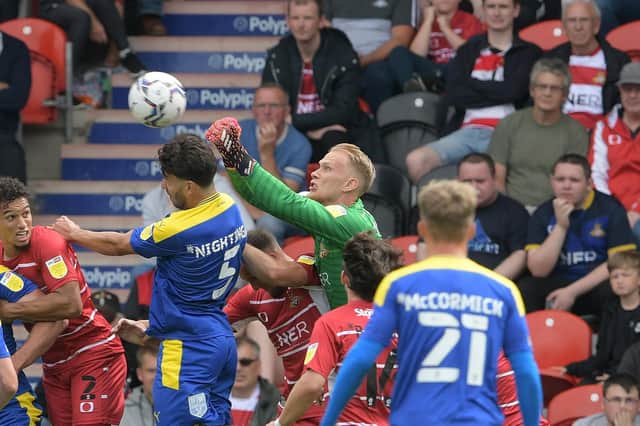 Pontus Dahlberg was Rovers' hero in the shootout against Walsall.