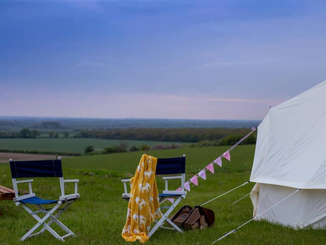There are some stunning views across the Vale of Belvoir. Image: Belvoir Holidays