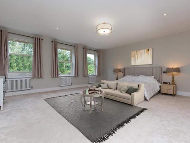 One of the property's bright and spacious bedrooms.