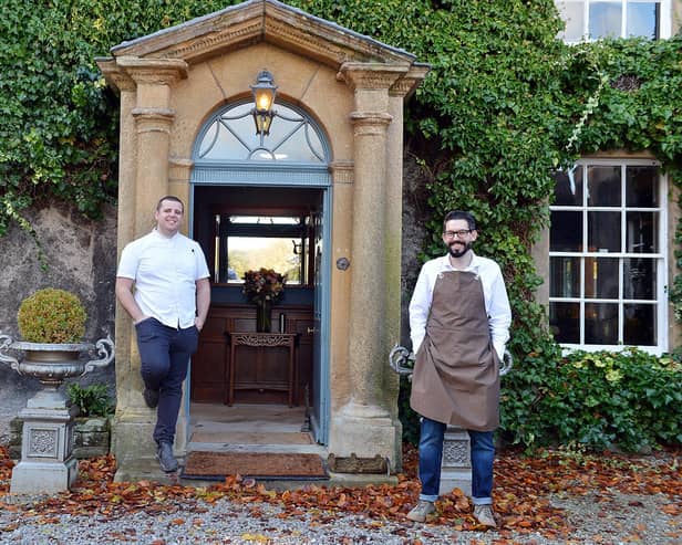 Tom Lawson and Alistair Myers at Rafters at Riverside House, Ashford-in-the-Water. Picture: Brian Eyre.