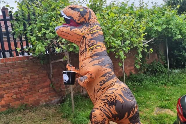 Did you see the dinosaur this weekend?