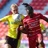 Joe Dodoo in action against Burton Albion.
