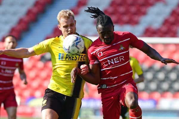 Joe Dodoo in action against Burton Albion.