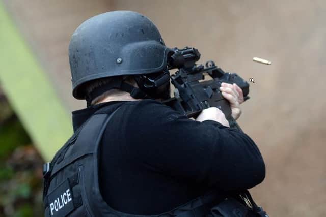 South Yorkshire Police firearms training