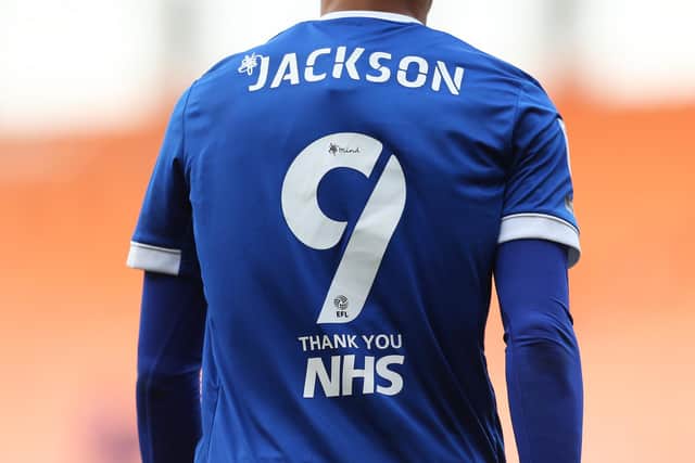 Ipswich Town striker Kayden Jackson has tested positive for Covid-19
