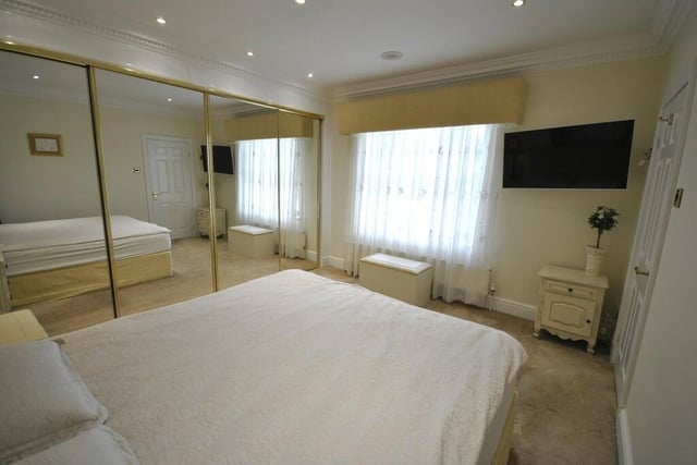 One of the property's impressive double bedrooms.