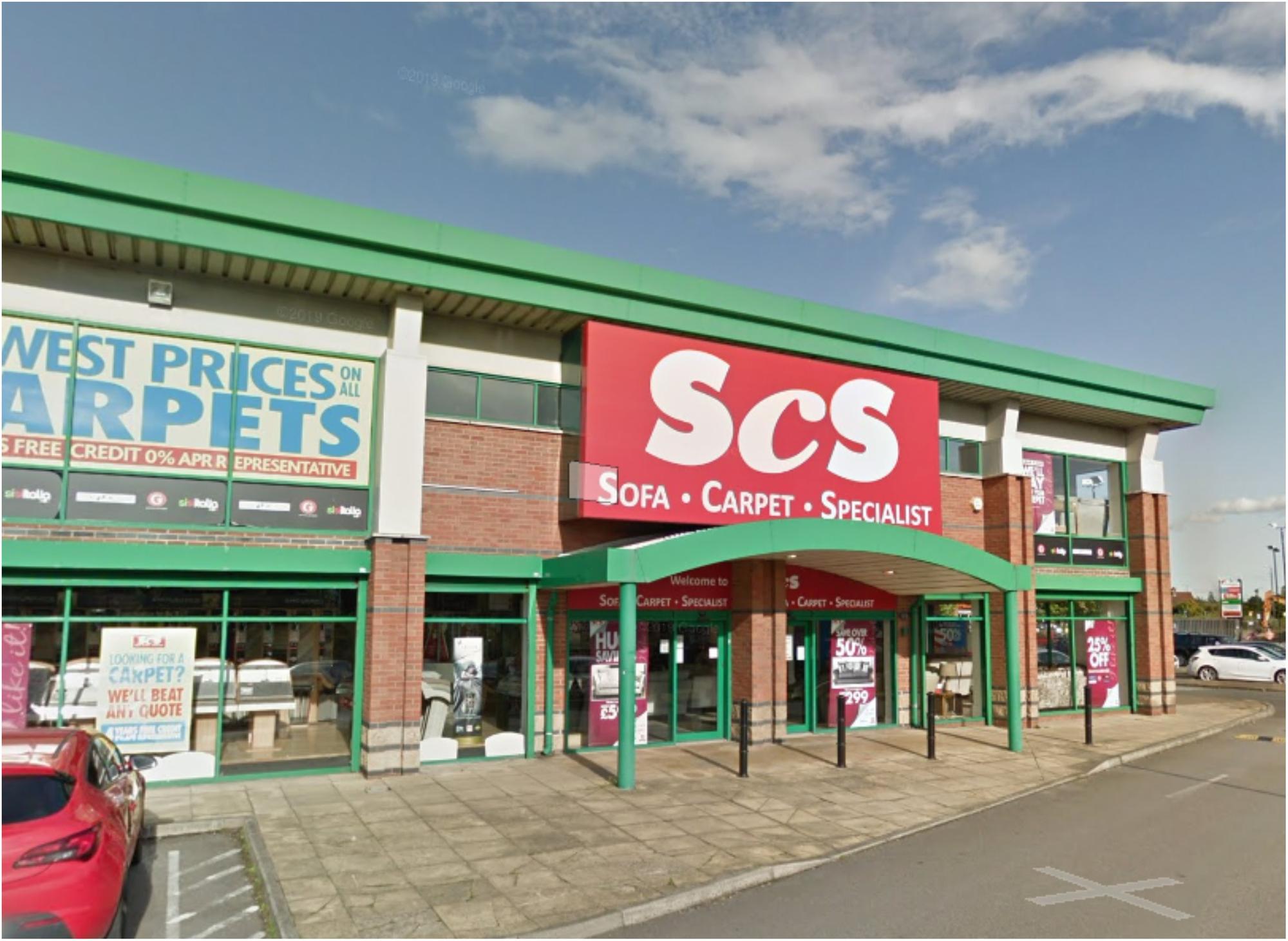 Scs furniture store store