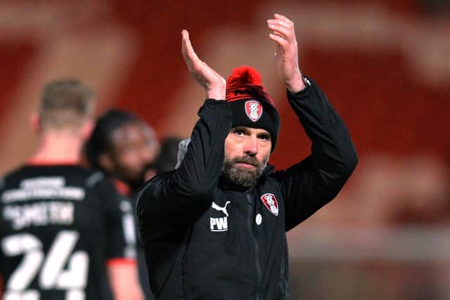 Rotherham boss Paul Warne. Picture: Bruce Rollinson