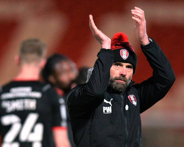 Rotherham boss Paul Warne. Picture: Bruce Rollinson
