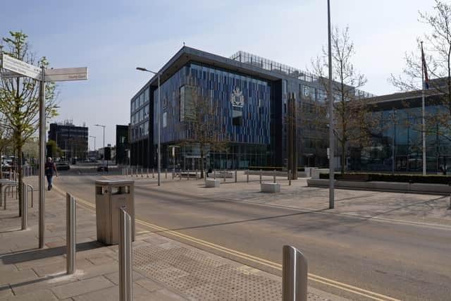 Sir Nigel Gresley Square was deserted for the planned "enough is enough" demonstration aimed at showing "solidarity with Southport."
