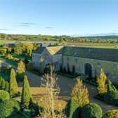 The stunning property within landscaped gardens has views that extend for miles across rural North Yorkshire.