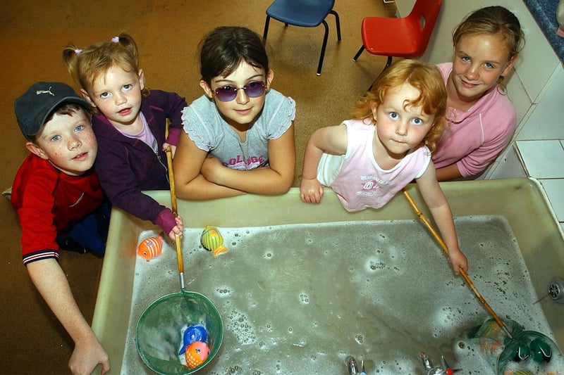 It's beach party time! These pupils were having a great time in this scene from July 2003 but do you recognise anyone you know?