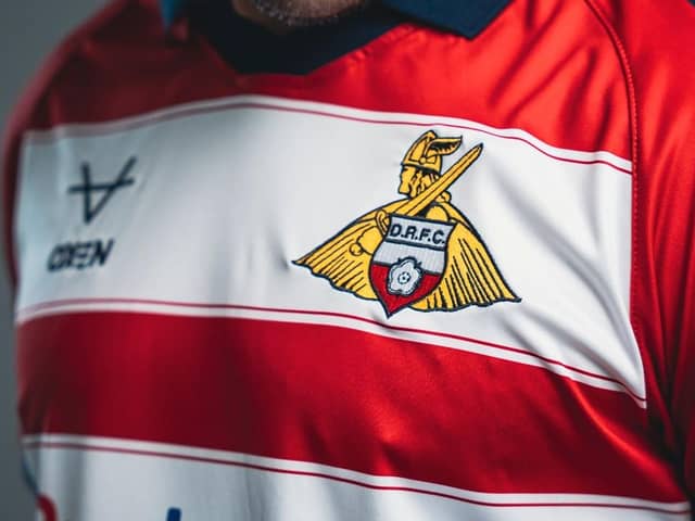The new Rovers home strip for next season.