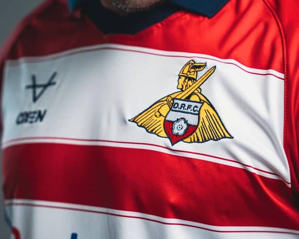 The new Rovers home strip for next season.