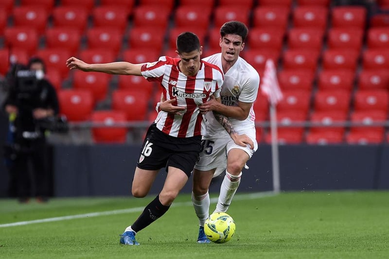 Leeds United have recently cooled their interest in a potential move for Real Madrid left-back Miguel Gutierrez. West Ham now lead the race for the defender. (Daily Star)

(Photo by Juan Manuel Serrano Arce/Getty Images)