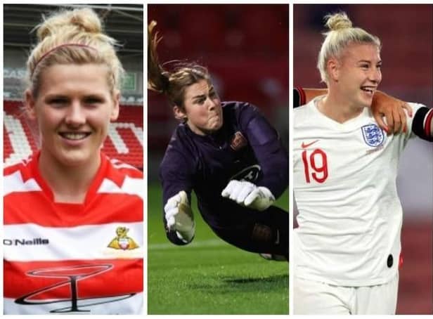 Millie Bright, Mary Earps and Beth England all spent time at Doncaster Rovers Belles.