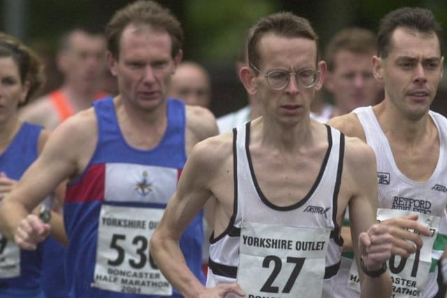 Runners taking part in the Doncaster Half Marathon in 2001.