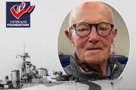 Dozens of people attended the funeral of Doncaster D-Day veteran Bernard Golding.