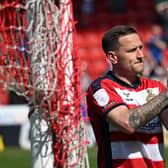 Doncasters'  Billy Sharp  in the match between  Doncaster Rovers v Stevenage  at  Eco-Power Stadium, Doncaster, UK, 
25th  April 2026 12.30pm KO;
 (Photo:Howard Roe/AHPIX LTD)