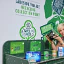 Di Mellis, centre manager, at Lakeside Village’s new foodbank donation point