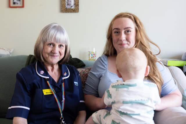 Nicola Dyke has been offering mental health support to new mum Molly.
