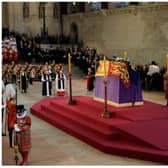 The Queen is lying in state in Westminster Hall. (Photo: Getty)