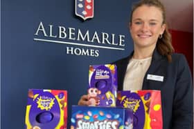 Albermarle Homes is collecting Easter eggs.