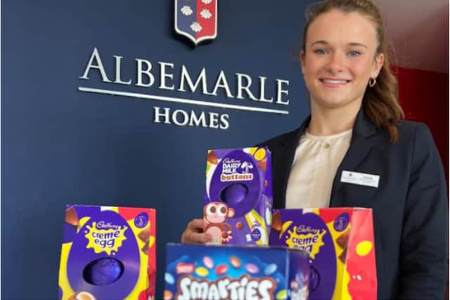 Albermarle Homes is collecting Easter eggs.