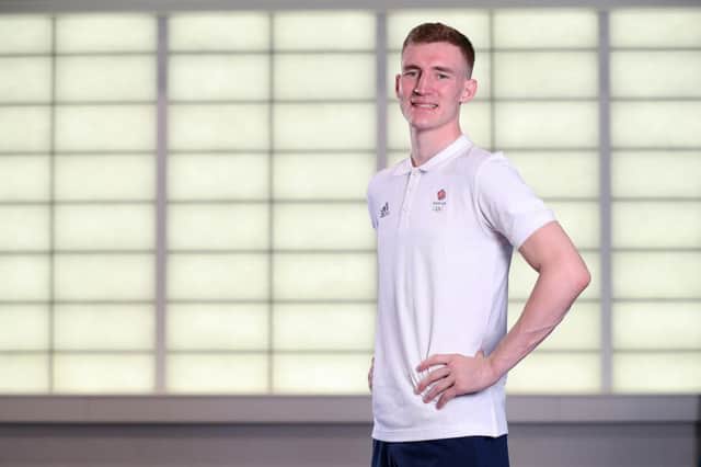 Doncaster's Bradly Sinden, pictured at Team GB's taekwondo team announcement for the Tokyo Olympic Games. Photo: Alex Livesey/Getty Images for British Olympic Association