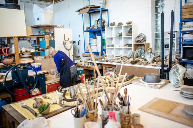 The project will see 24 families in Doncaster recieve art packs to make small ceramics.