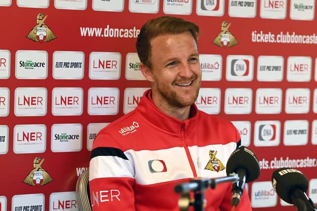 Doncaster's head of football operation, James Coppinger.