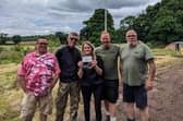 Lifeline Against The Breadline has been presented with a huge cash and food donation.