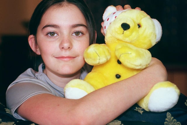 Jade Hewitt, 12, from Woodhouse Road, Intake, sang on the 1999 Children in Need record along with Martine Mccutcheon.