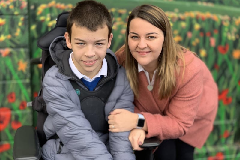 Tobias Weller isn't the only fundraiser at Paces School - others include Jack Mitchell, who has been busy in his shed throughout lockdown making wooden clocks, candle holders and other gifts and has raised £2,700 towards the appeal to build a new school. Jack is pictured with sister Katy.
