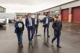 Ed (second to right) with Doncaster Refurnish CEO Andy Simpson, Key Fund CEO Matt Smith, Access CEO Seb Elsworth and Big Society Capital CEO Stpehen Muers.