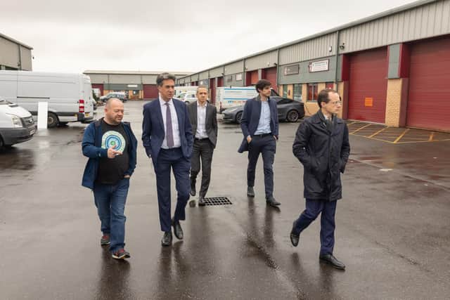 Ed (second to right) with Doncaster Refurnish CEO Andy Simpson, Key Fund CEO Matt Smith, Access CEO Seb Elsworth and Big Society Capital CEO Stpehen Muers.