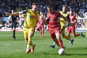 Tommy Rowe battles with Bolton's Gethin Jones. Picture: Andrew Roe/AHPIX LTD