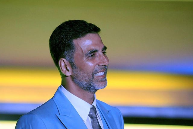 Indian actor Akshay Kumar was the only Bollywood star in the top 10, ranking at sixth place with earnings of 48.5m USD. Forbes said his earnings mostly came from product endorsement deals (Photo: STRDEL/AFP via Getty Images)