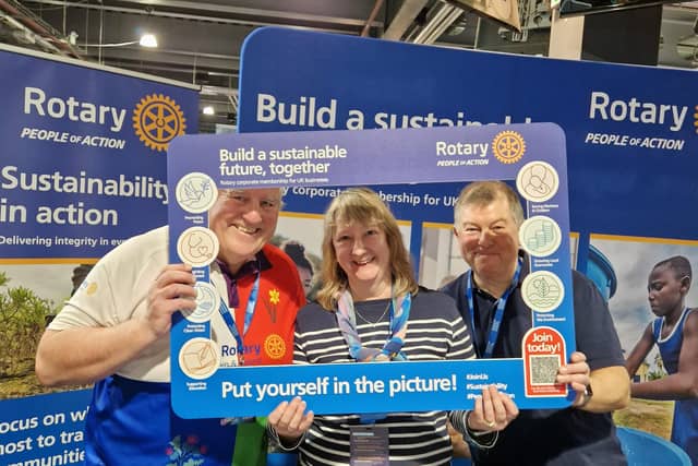 Members of the Rotary Club.