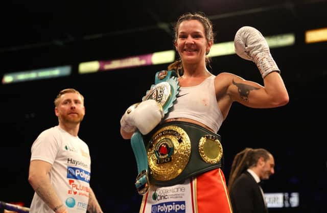 Terri Harper will be back in the ring in March. Photo: Richard Heathcote/Getty Images
