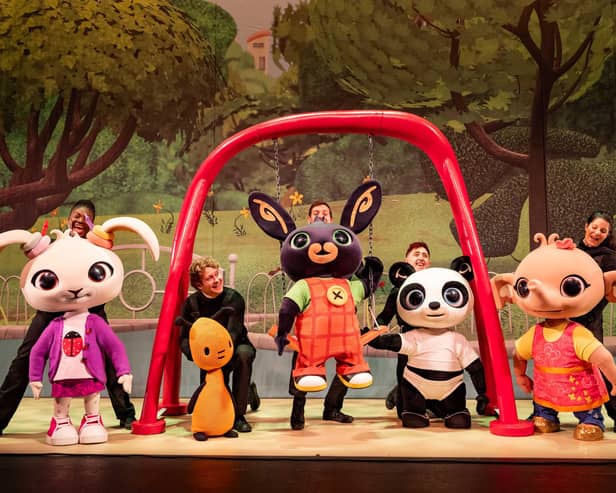 The cast of Bing's Birthday