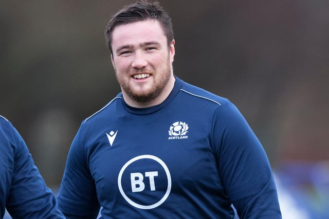Prop, Glasgow Warriors. Date of birth: 19/01/96. Height: 1.88m Scotland Debut: March 2016. Place of birth: Perth. Weight: 126kg