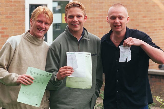 Alex Dawson, Chris Pickard and Luke Rollin in 1999