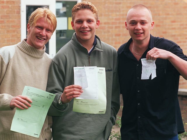 Alex Dawson, Chris Pickard and Luke Rollin in 1999