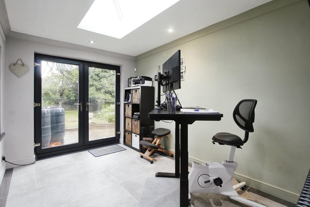 The office, or sun room, is a versatile space that could form part of an annexe.