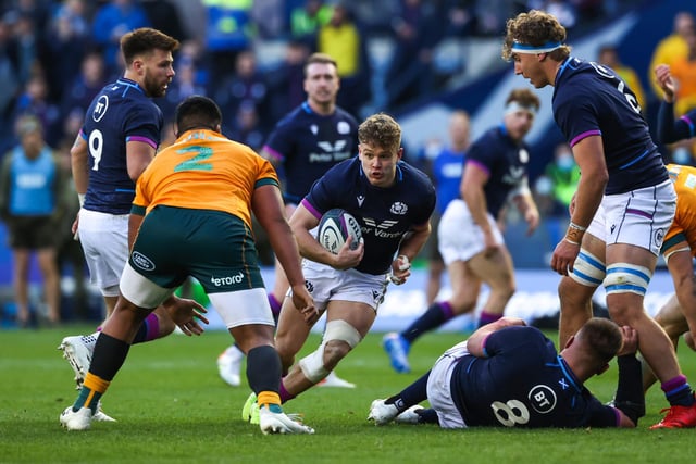 Always a willing runner but was well shackled by the Wallabies. Thrilling first-half run from a quick tap penalty. 6